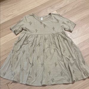 Rylee & cru Cactus Print Dress - green